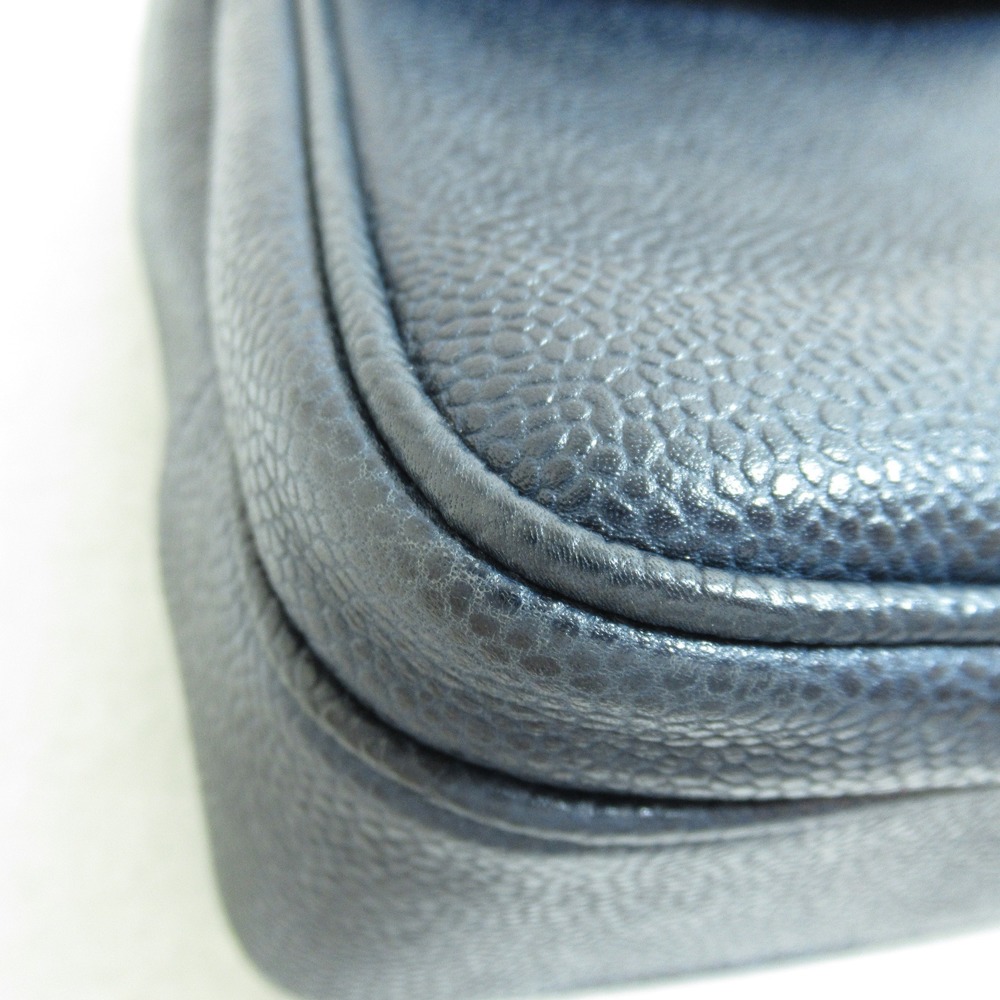 Chanel Chain Shoulder Bag Caviar Skin Navy - Picture 6 of 8